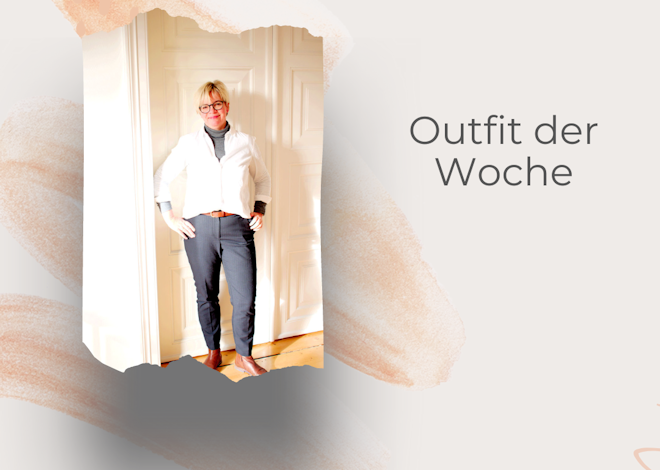 Rollkragenpullover und Bluse