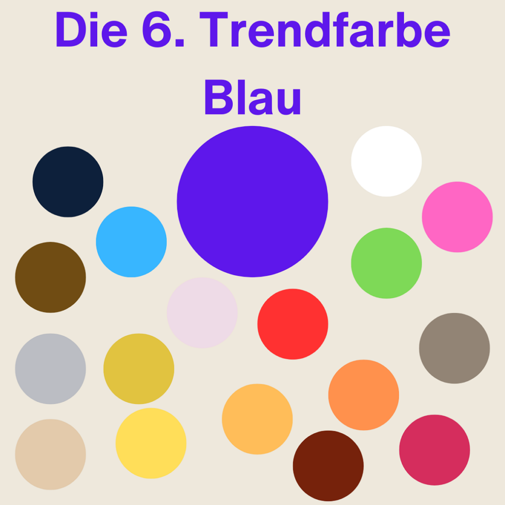 Trendfarbe Blau Trendfarbe Blau