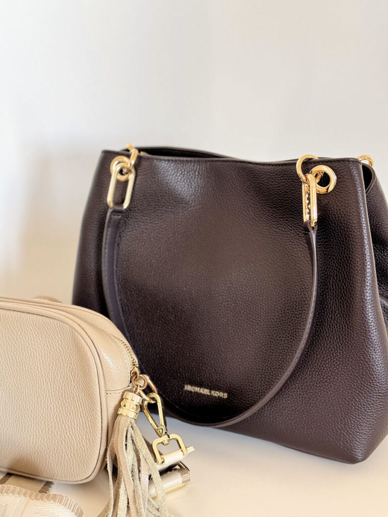 Handtaschen aufbewahren-lifewithaglow-braune Michael Kors Tasche Kensington Handtaschen aufbewahren-lifewithaglow-braune Michael Kors Tasche Kensington