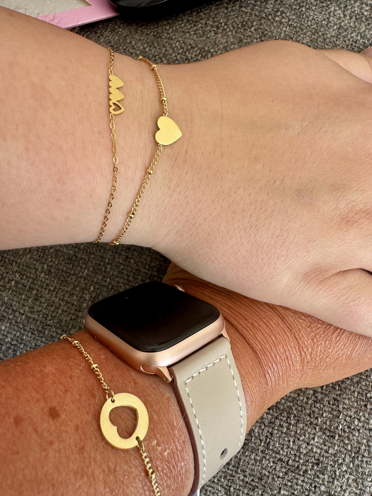 Seelenglück 33/25-lifewithaglow-Sommer-Mutter-Tochter Armband