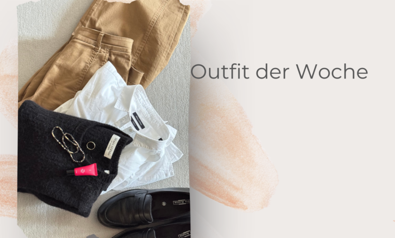 Barrel Hose mit Bluse und Pullunder-Outfit der Woche-lifewithaglow