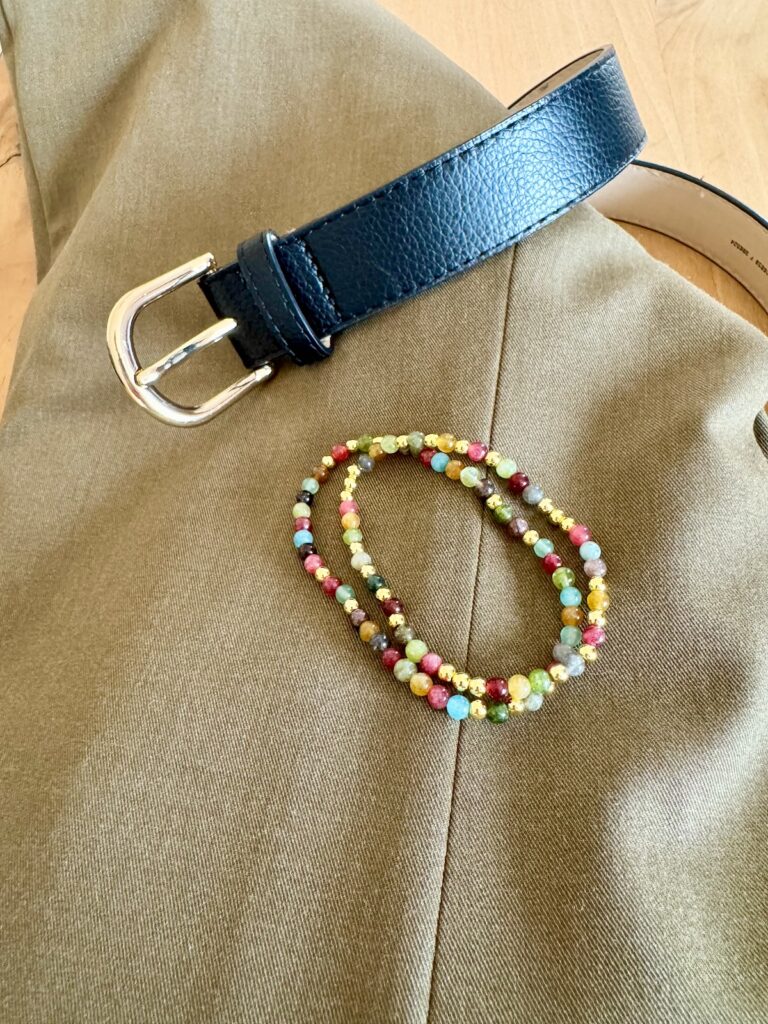 Das Streifenshirt und die Jeans als Basics- drei Looks für den Übergang-mit Blazer in oliv-lifewithaglow