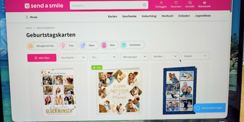 Geburtstagskarten-send a smile-lifewithaglow