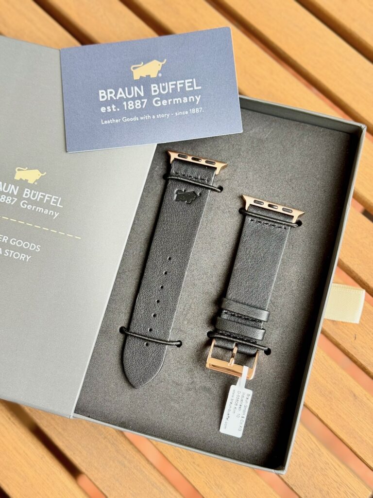 Lederarmband-Armband aus Leder für die Apple Watch-BRAUN BÜFFEL-lifewithaglow