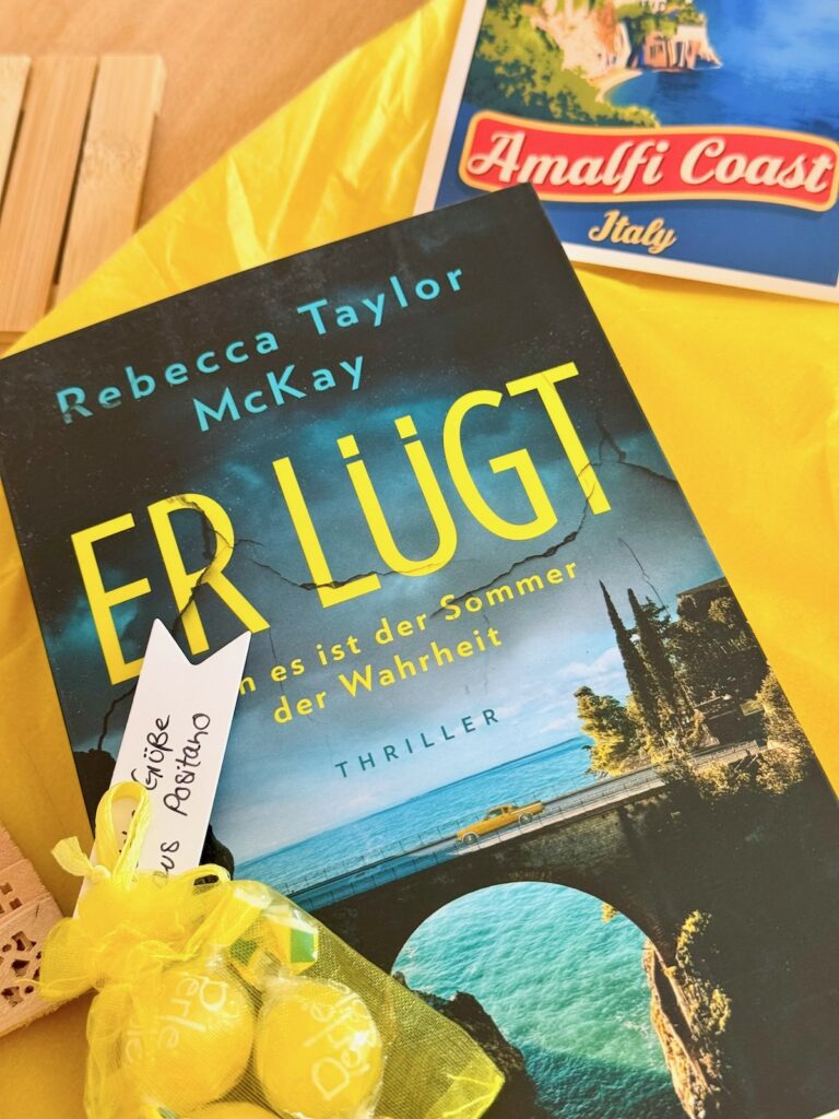 Er lügt-Thriller-Amalfiküste-Rebecca Taylor McKay-lifewithaglow