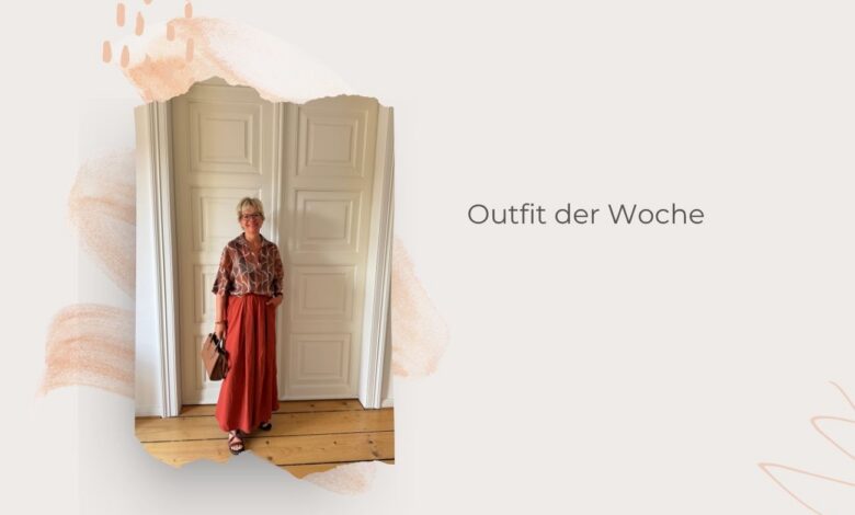 Rostrote Hose kombinieren-Über den Modeschatten hüpfen-Sommerlook-lifewithaglow