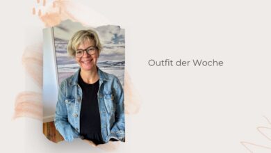Transitional Outfit-Mein Volantkleid im Übergangslook gestylt-mit Jeansjacke-und Ballerinas-lifewithaglow
