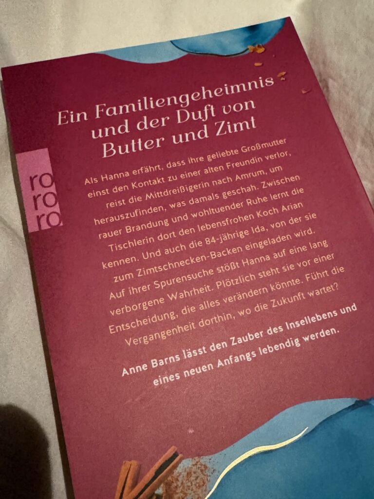 Der Duft von Zimt und Inselwind-Anne Barns-Amrum-Rezension-lifewithaglow